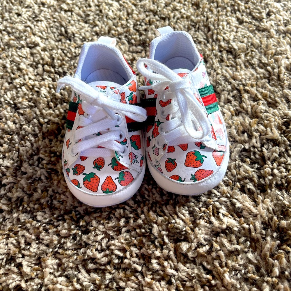 Strawberry Soft Bottom Infant Shoes